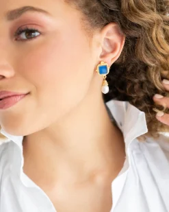 Madeline Pearl Drop Earrings|Susan Shaw Online