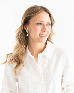 Madeline Pearl Drop Earrings|Susan Shaw Online