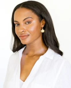 Magnolia Earrings|Susan Shaw Clearance