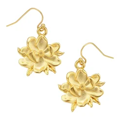Magnolia Earrings|Susan Shaw Clearance