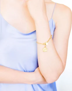 Magnolia Paperclip Bracelet|Susan Shaw Clearance
