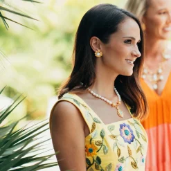 Marigold Pearl Studs|Susan Shaw Sale