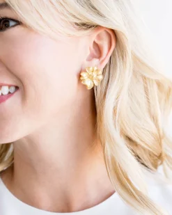Marigold Studs|Susan Shaw Sale