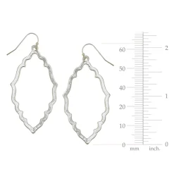 Medallion Outline Earrings|Susan Shaw Sale