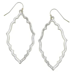 Medallion Outline Earrings|Susan Shaw Sale