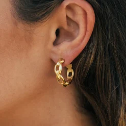 Mini Chain Hoops|Susan Shaw Online