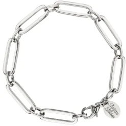 Mixed Link Paperclip Bracelet|Susan Shaw Outlet