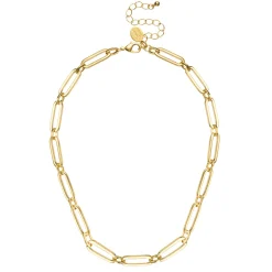 Mixed Link Paperclip Necklace|Susan Shaw Best