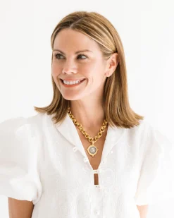 Mixed Metal Coin Necklace|Susan Shaw Best