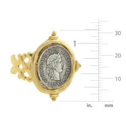 Mixed Metal Coin Ring|Susan Shaw New