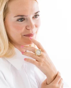Mixed Metal Coin Ring|Susan Shaw New