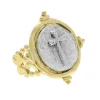 Mixed Metal Cross Ring|Susan Shaw