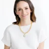Mixed Metal Horse Head Necklace|Susan Shaw Hot