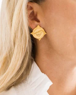 Mustang Intaglio Studs|Susan Shaw New