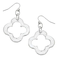 Open Clover Earrings|Susan Shaw Outlet
