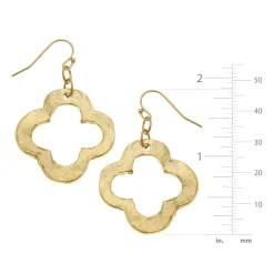 Open Clover Earrings|Susan Shaw Outlet