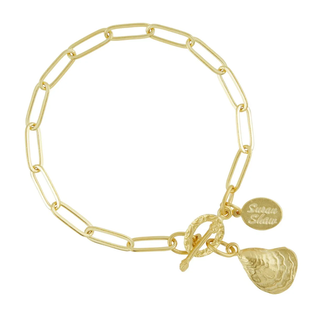 Oyster Paperclip Bracelet|Susan Shaw Best