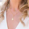 Oyster Paperclip Necklace|Susan Shaw Outlet