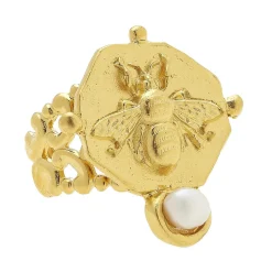 Pearl Bee Ring|Susan Shaw Hot