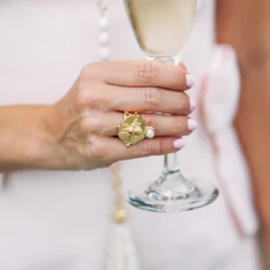 Pearl Bee Ring|Susan Shaw Hot