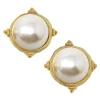 Pearl Cab Studs|Susan Shaw Outlet