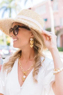 Pearl Cluster + Heart Toggle Necklace|Susan Shaw Clearance