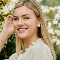 Pearl Cluster Studs|Susan Shaw Outlet