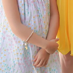 Pearl Cross Stretch Bracelet|Susan Shaw Online
