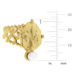 Pearl Fleur De Lis Ring|Susan Shaw Discount