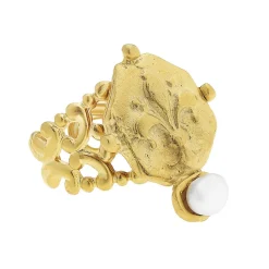 Pearl Fleur De Lis Ring|Susan Shaw Discount