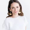 Pearl Ginkgo Earrings|Susan Shaw Hot