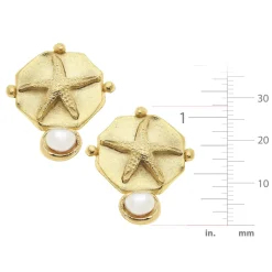Pearl Starfish Studs|Susan Shaw Online