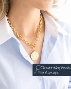 Peruvian Coin Toggle Necklace|Susan Shaw New