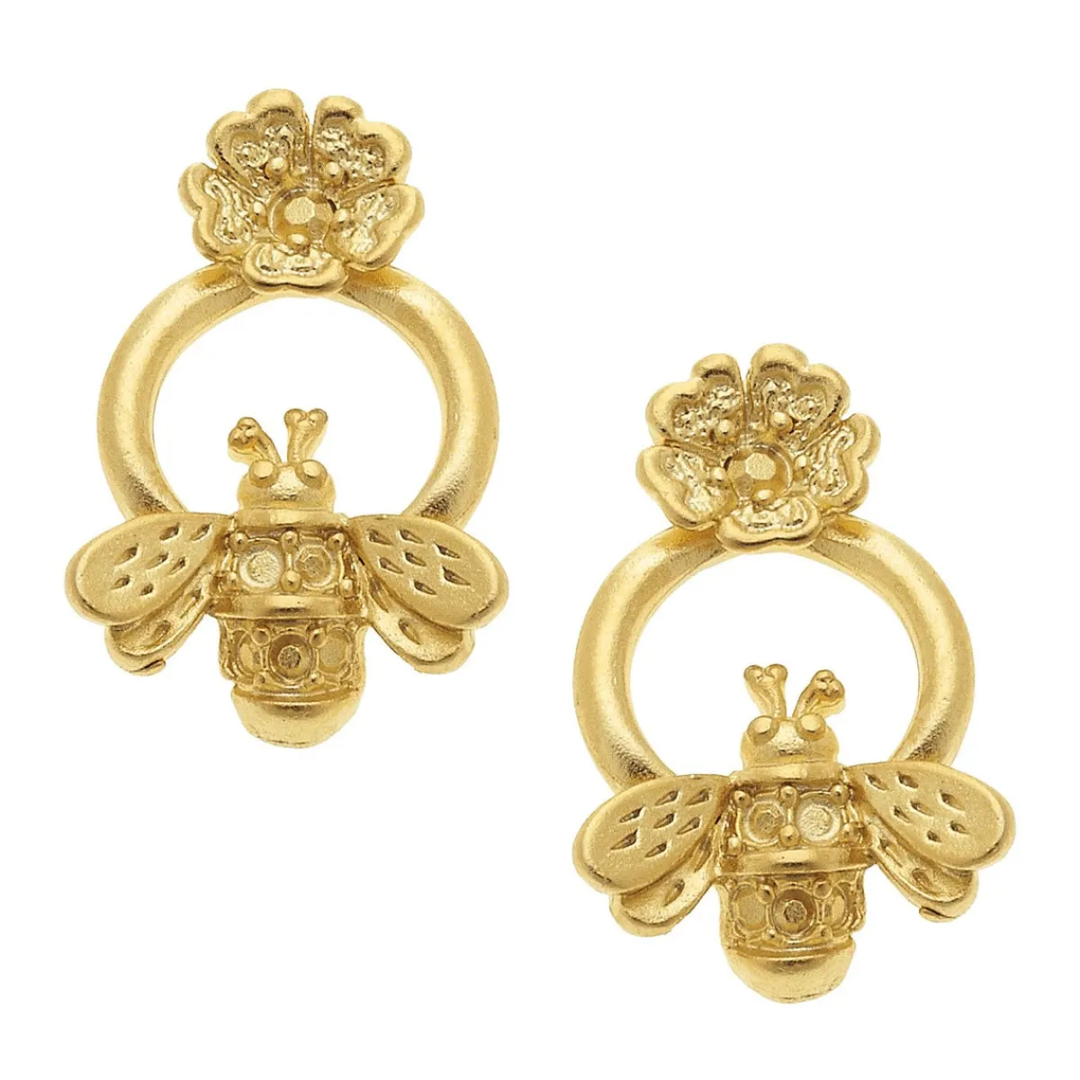 Poppy Bee Studs|Susan Shaw New