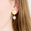 Poppy Pearl Drop Earrings|Susan Shaw Discount