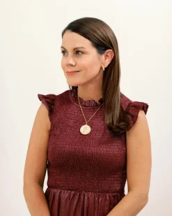 Queen Elizabeth Coin Dainty Necklace|Susan Shaw New