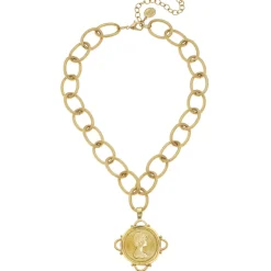 Queen Elizabeth II Regina Necklace|Susan Shaw Best
