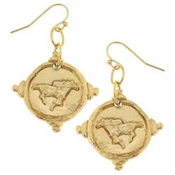 Race Horse Intaglio Earrings|Susan Shaw Discount