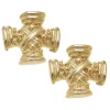 Regal Cross Studs|Susan Shaw Discount
