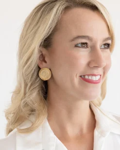 Roma Coin Studs|Susan Shaw Hot