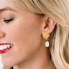 Rope Pearl Drop Earrings|Susan Shaw Clearance