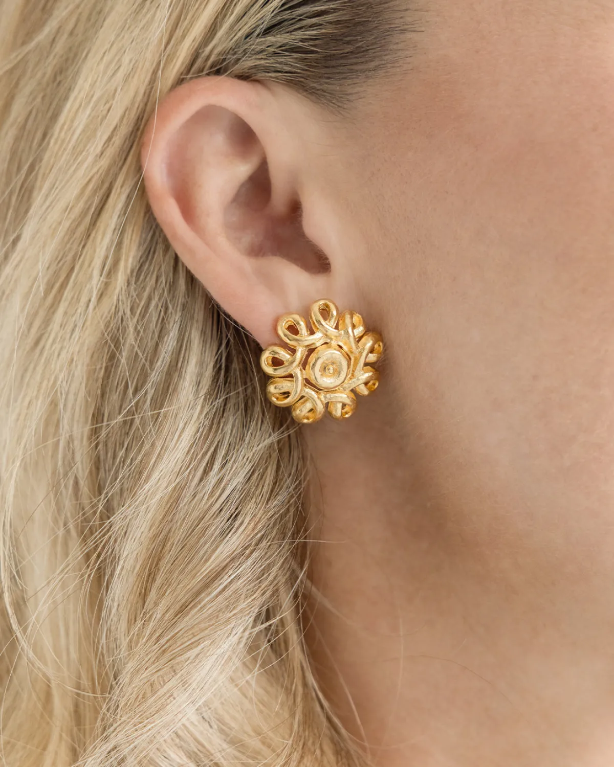 Rosette Studs|Susan Shaw Sale