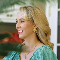 Sand Dollar Intaglio Studs|Susan Shaw Best