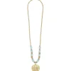 Sand Dollar Sea Glass Necklace|Susan Shaw Best