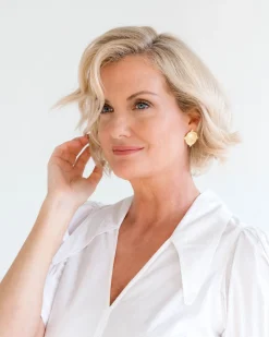 Shell Intaglio Studs|Susan Shaw Best