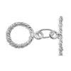 Silver Textured Toggle Extender|Susan Shaw Best