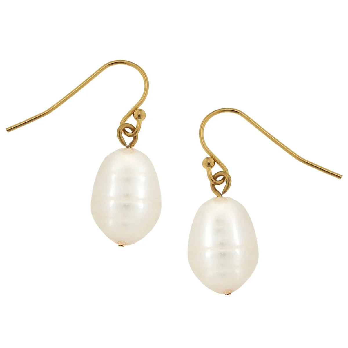 Small Freshwater Pearl Drop Earrings|Susan Shaw Sale
