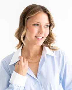 Small Paperclip Necklace|Susan Shaw Clearance