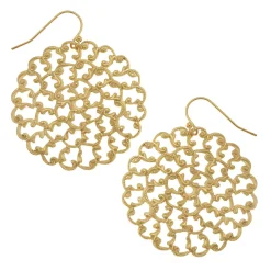Small Round Filigree Earrings|Susan Shaw Online