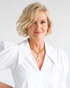 Solid Cross Necklace|Susan Shaw Sale